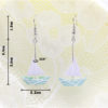 Boucles d'oreilles bateaux à voile en origami – Image 2