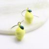 Boucles d'oreilles citrons jaune en quilling